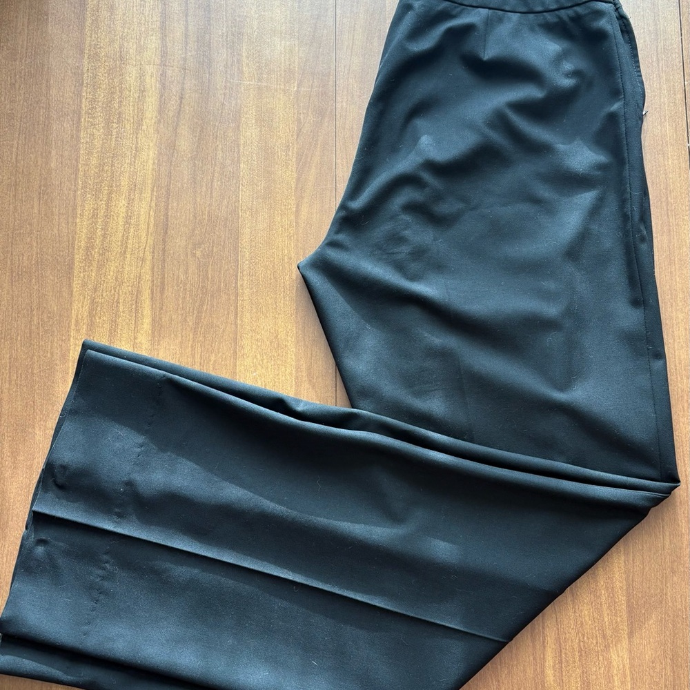 The Limited Black Stretch Wide Leg Trouser Pants Size 6